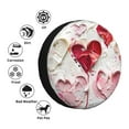 thumbnail image 4 of Vsdgher Textured Heart Abstract Art for Spare Tire Cover, Tire Wheel Protector Wheel Cover Fit for Truck,Trailer,RV,SUV,Camper and Most Vehicle-17 inch, 4 of 6