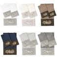 thumbnail image 2 of Linum Home Textiles 100% Turkish Cotton April 3PC Embellished Towel Set, 2 of 3