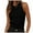 Black, variant on Women's Ribbed Sleeveless Scoop Neck Sweater | 75% Merino Wool 25% Silk | Ultra-Soft Machine-Washable Tank Top (Black, L)