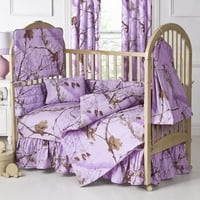 Realtree Nursery Decor Realtree Apc Lavender Crib 3 Piece Set