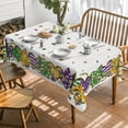 thumbnail image 2 of Mardigras Tablecloth 60×60 Inch, New Orleans Brazi Carnival Washable Table Cover for Party Picnic Dinner Decor, 2 of 6