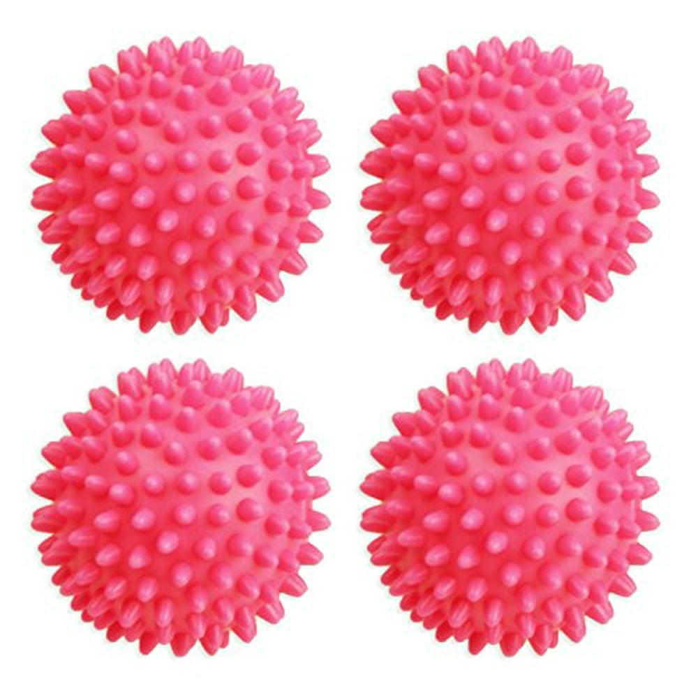 Set of 4 Pink Dryer Balls! Black Duck Brand Reusable Dryer Balls