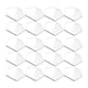 thumbnail image 1 of 20 piezas de licencia de nombre s de asientos hexagonales con soporte s de letreros de nombre s de bricolaje para Yuyangstore tarjetas de lugar de acrílico, 1 of 8