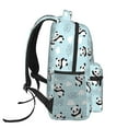 thumbnail image 3 of Fotbe Cute Panda Bear Pattern Casual Backpack for School, Travel, and Outdoor Activities - Durable, Lightweight, and Comfortable, 3 of 5