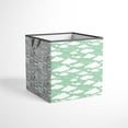 thumbnail image 3 of Bacati - Clouds in the City Neutral Nursery Kids Storage Items, Mint/Grey, 3 of 31