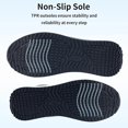 thumbnail image 5 of MAYKX Womens Walking Shoes with Arch Support, Orthotic Fashion Sneakers for Plantar Fasciitis, Cushioned Tennis Shoes for Daily Walks Foot Relief US 6-11, 5 of 6