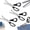 3pcs, variant on Pinking Shears for Fabric Cutting, Stainless Steel Zig Zag Scissors,1pcs | Sharp Serrated Blades Create Clean Anti-Fray Edges for Fabric, Quilting, Dressmaking, Paper and DIY Crafts