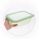 thumbnail image 4 of 3 recipientes para mezclar ensaladas, almacenamiento de refrigerios, contenedor de alimentos de cocina, caja organizadora de verduras, 4 of 7