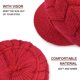 thumbnail image 3 of Gorro de invierno para mujer, gorro de boina tejido para niña, gorro de boina con orejas de gato, gorro de flores de cáñamo kaili Sencillez, 3 of 5