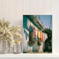 thumbnail image 2 of Mediterranean Village Laundry Canvas Print, Suitable for Living Room, Bedroom, Kitchen, Hallway, Patio, Cafe, 2 of 8