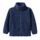thumbnail image 1 of Gibobby Chamarra de forro polar para niños y niñasNiñas Niños Manga Larga Invierno Color Sólido Caliente Outwear Espesar Chaqueta Abrigo(Marina, 3-4 Años), 1 of 4