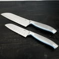 thumbnail image 2 of Oster Edgefield 2-Piece Stainless Steel 7" and 5" Santoku Set, 2 of 3