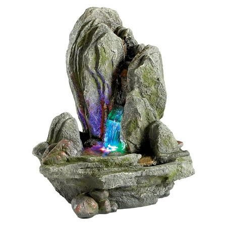 Boulder Falls Cascading Tabletop Fountain
