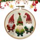 thumbnail image 3 of Kit Bordado DIY Navideño DQrwqpou Gnomo Navidad 100% a estrenar, 3 of 9