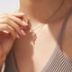 thumbnail image 4 of Collar con colgante de abrazo de pareja para mujer, colgante de moda negro, collar para parejas, joyería para amantes, 4 of 4