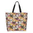 thumbnail image 1 of Balery Cute Cat Bolsa Tote Estilo Estético con Cremalleras, Bolsa de Hombro, Bolsa de Compras Grande y Plegable, 1 of 8