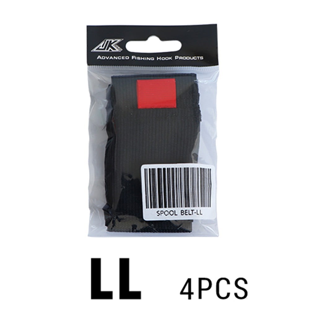 4pcs/pack Elastic Fishing Spool Belt Reel Protection Belt Band Wheel Accessory-X 
