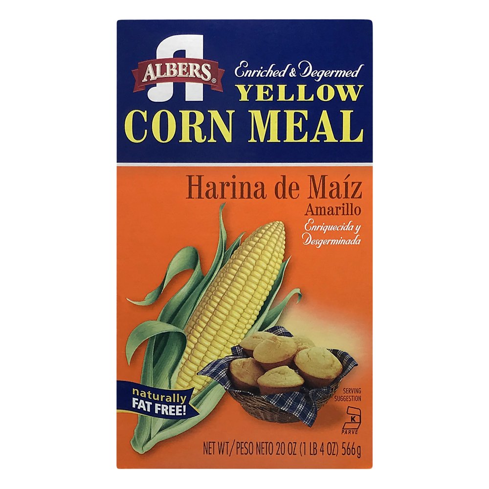 Albers Yellow Enriched & Degermed Corn Meal, 20 oz