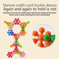 thumbnail image 3 of 60/100/200Pcs Block Toys 3D Design Three-dimensional Rotating Fun Stable Color Recognition Multicolor Plum Blossom Building Blocks Birthday Gift, 3 of 8