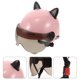 thumbnail image 5 of Casco decorativo universal para ciclismo, casco de media cara con orejas de gato, casco para montar al aire libre, casco de bicicleta eléctrica de verano., 5 of 7