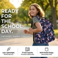 thumbnail image 6 of SEANATIVE Kids Bookbag School Backpack Large Capacity School Bag with Laptop Compartment, Front Pocket & Side Pockets for Children Teenagers, American Flag USA Theme, 6 of 7
