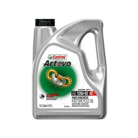 Castrol Actevo 4T 10W-40 Part Synthetic Motorcycle Oil, 1 Gallon