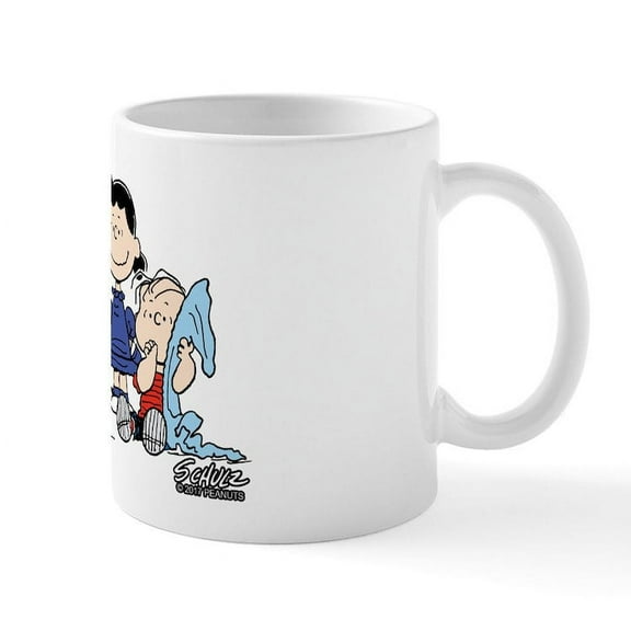CafePress - Peanuts Gang Music Mugs - 11 oz Ceramic Mug - Novelty Coffee Tea Cup