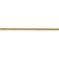 thumbnail image 3 of 14K Yellow Gold chain Box Flat Diamond-cut 24 in 1.85 mm, 3 of 5