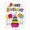 C, variant on Birthday Chair Cover for Classroom Parties Double Sided Printed with Happy Birthday Design Durable Polyester Fabric Washable AA
