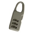 thumbnail image 1 of Candado Combinación Numérica de Metal McCarthy Zipperlock gris, 1 of 2
