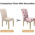 thumbnail image 4 of Christmas Chair Covers Set of 4, Nutcracker Chairs Slipcover for Dining Room, Removable Washable Breathable Cover in The Kitchen Restaurant Holiday Decor, 4 of 6