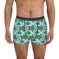 thumbnail image 1 of Fotbe Turtles And Seahorses Calzoncillos Tipo Boxer con Bolsa de Soporte Total para Hombre, X-Temp Fresco, Transpirable y de Secado Rápido-Large, 1 of 5