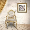 thumbnail image 3 of Sullivan, Shawna 26x26 Gold Ornate Wood Framed with Double Matting Museum Art Print Titled - Peonies on Gray I, 3 of 4
