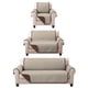 thumbnail image 1 of Juego de Protector Cubre Sala Doble Vista Capitonado BEIGE-CHOCO MELOCOTTON HOGAR, 1 of 6