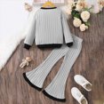 thumbnail image 5 of TOWED22 Toddler Girl Clothes Printed Sweatshirt Pants 2Pcs Fall Outfits for Little Girls Clothing Set,Grey,3-4 Y, 5 of 8