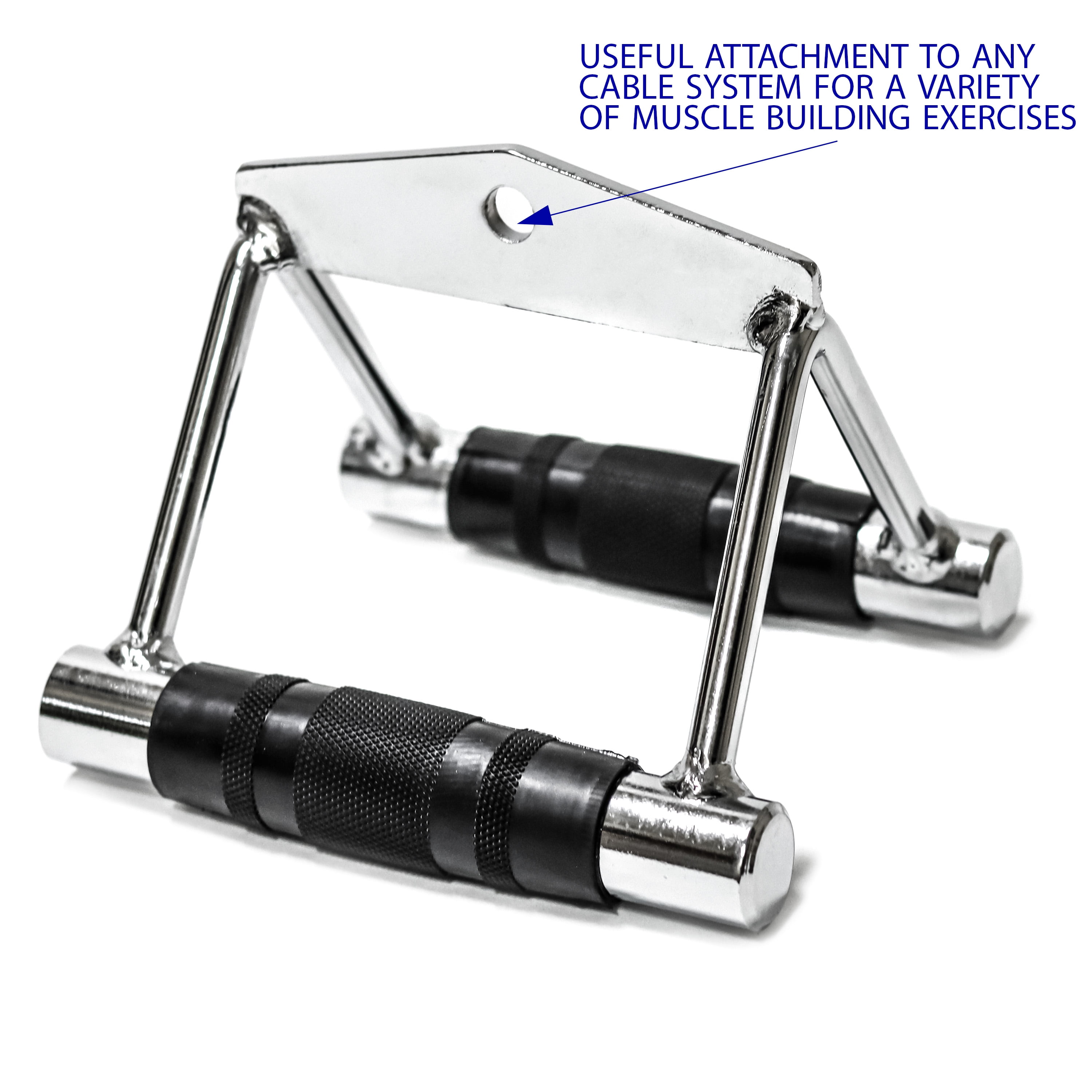 Lats Pull Down V Bar Handle Cable Machine Attachment Set Tricep Press Down Bar