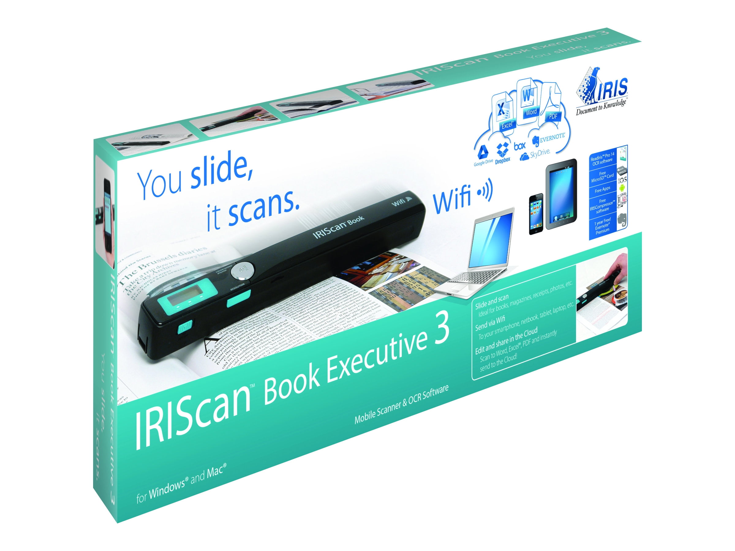 IRIScan Executive 4 - Scanner recto-verso portable - Scanner - IRISLINK