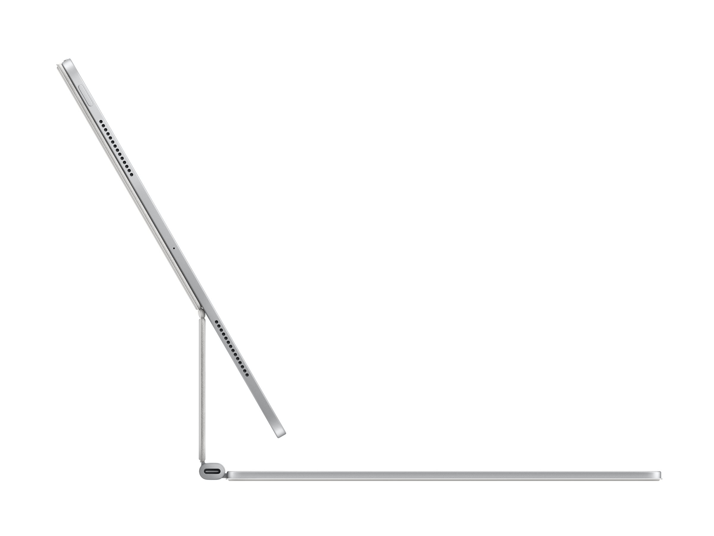 Apple Magic Keyboard - Keyboard and Folio case Canadian French White for Apple 13-inch iPad Pro (M4)