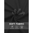 thumbnail image 4 of VOGRACE Plus Size Tee Shirts for Women Summer Floral Pleated Loose Fit Tank Tops Black 3XL, 4 of 7