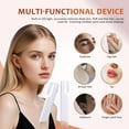 thumbnail image 6 of Rechargeable Sonic Dermaplane Razor for Women, 2-in-1 Facial Exfoliation & Peach Fuzz Removal, 3-Speed Tool with LED Light & 5 Refill Dermablades, 6 of 8