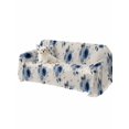 thumbnail image 2 of Navy Blue Spring Floral Couch Cover for 2 Cushion Sofa, Farmhouse Flowers Modern Art Washable Loveseat Sofa Covers Slipcover for Sectional Sofas L-Shaped, Couch Throw Cover 71"x118", 2 of 9