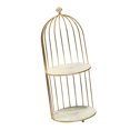 thumbnail image 3 of Perfume Rack Makeup Jewelry Display Shelf Creams Tray drawer basket White pink 2 Tier, 3 of 9