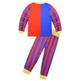 thumbnail image 2 of Kids Two-Piece Pajama Clown Cosplay Costume Sweatshirt Outfit for 4-9Y, 2 of 7