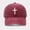 Wine Red, variant on Unisex Visor Hat AURORADY Men's Washed Cotton Embroidered Baseball Cap Adjustable Dad Hat for Independence Day & Casual Wear, Blackish Green One Size Baseball Caps