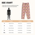 thumbnail image 3 of Kdxio Women's Comfy Stretch colorful Butterfly Daisy Print Drawstring Pajama Pants-Large, 3 of 5