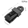 thumbnail image 2 of WEUVEB 12 Pcs Tent Fasteners Black Adjustable Grip for Camping, 2 of 8