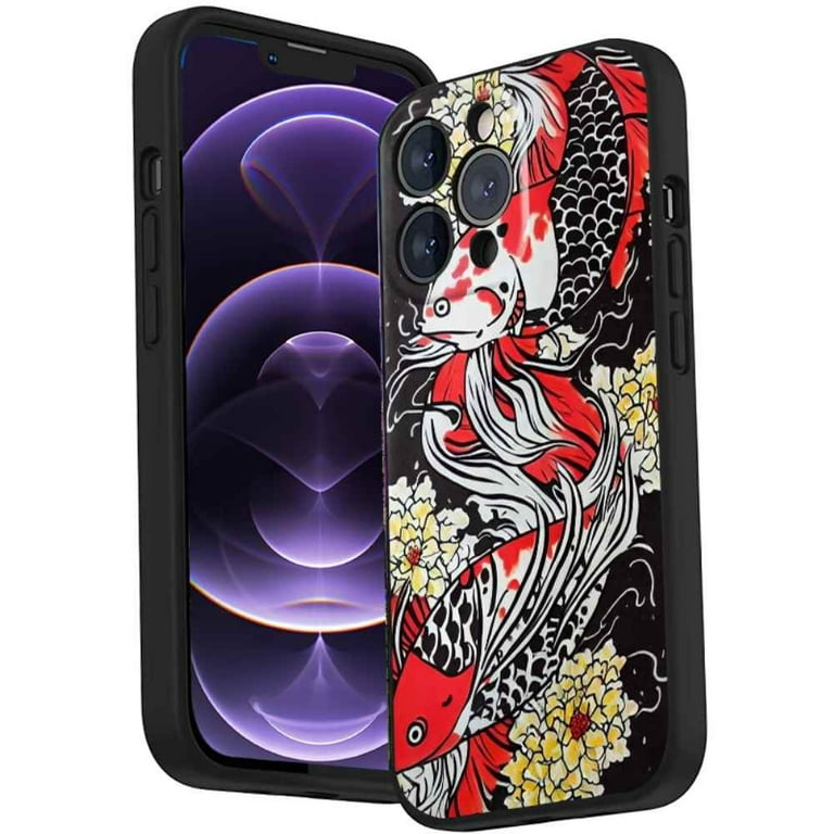 Compatible with iPhone 14 Pro Max Phone Case, Koi-Fish-11 Case Silicone  Protective for Teen Girl Boy Case for iPhone 14 Pro Max 