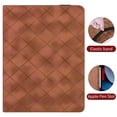 thumbnail image 6 of Case for Samsung Galaxy Tab S10 Plus/ S9 FE Plus/ S9 Plus 12.4 inch, Brown Leather Folio Stand with Pencil Holder & Card Slot, 6 of 7