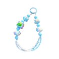 thumbnail image 3 of Llavero con cuentas, llavero, colgante, pulsera, llavero para bolsos, bolso, regalo para mujer Azul, 3 of 9