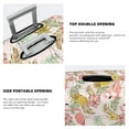 thumbnail image 5 of Easygdp Tropical Pink Flamingo Pineapple Print Elastic and Washable Suitcase Protective Cover with Hidden Zipper Fits 18-32 inch Luggage -Large, 5 of 9
